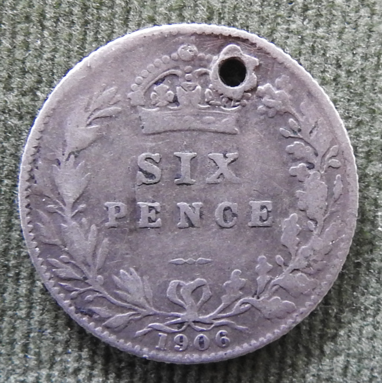 GB British UK English 1906 Sixpence King Edward VII Coin