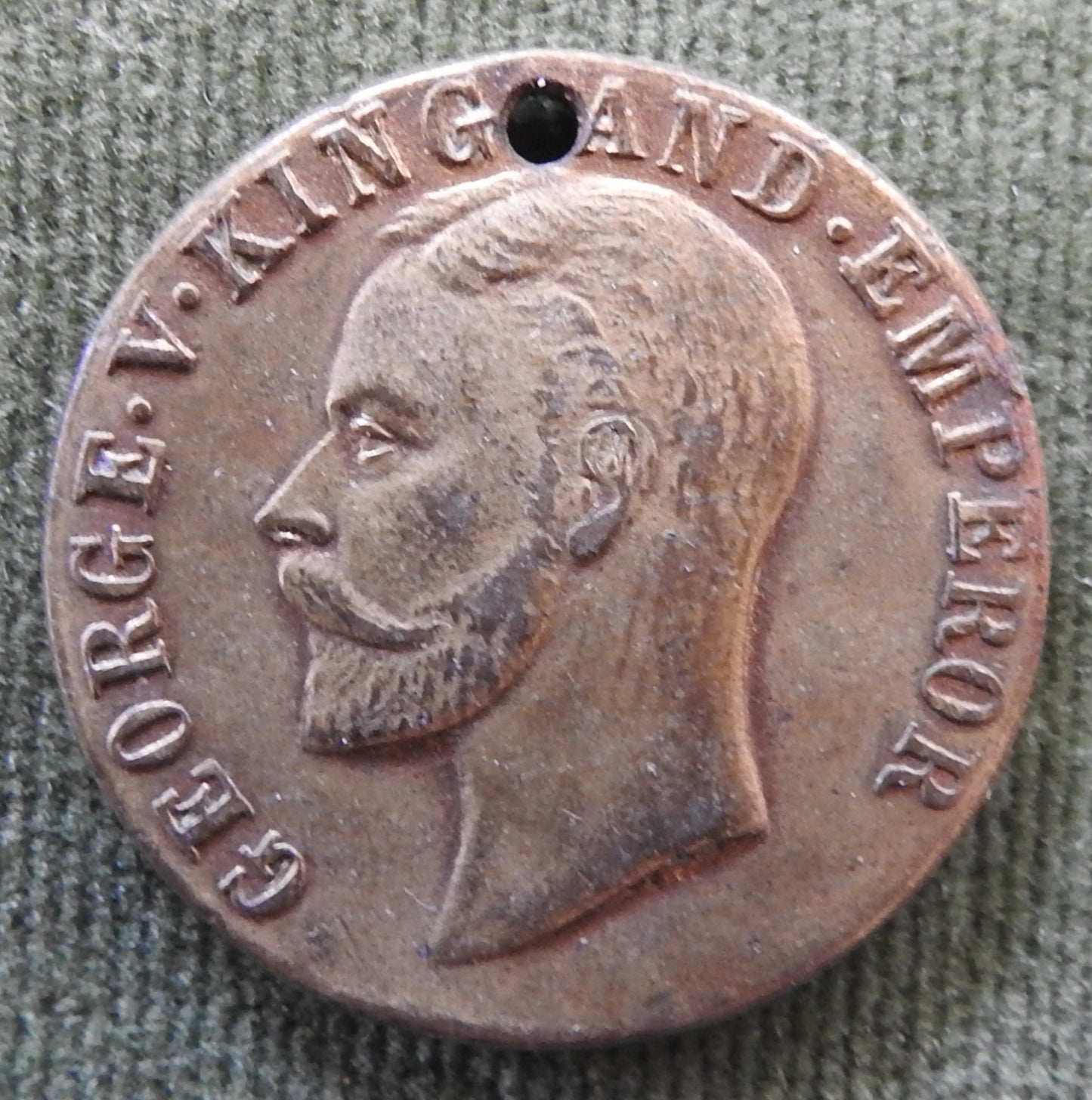 1911 King George V King And Emperor Commemorative Coronation Medallion
