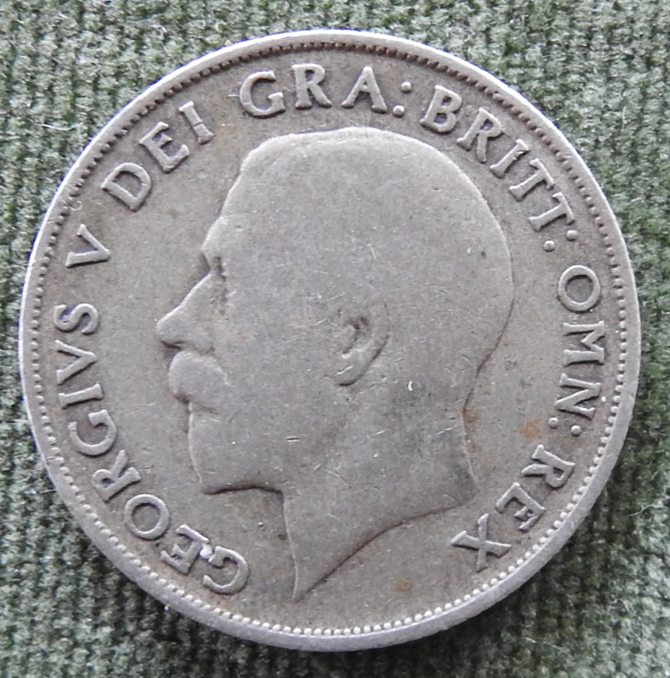 GB British UK English 1921 1 Shilling KGV Coin