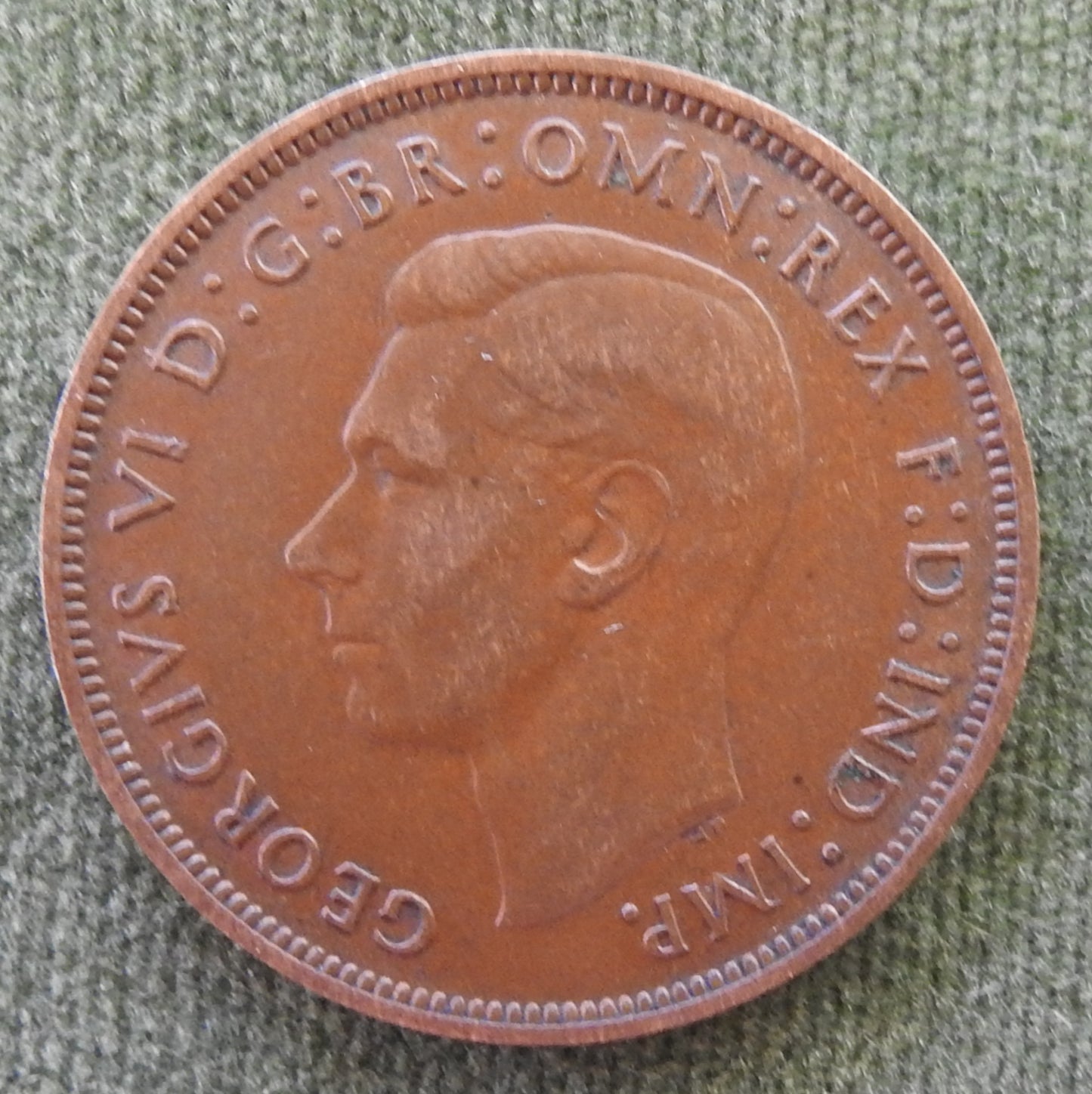 GB British UK English 1940 Penny King George VI Coin