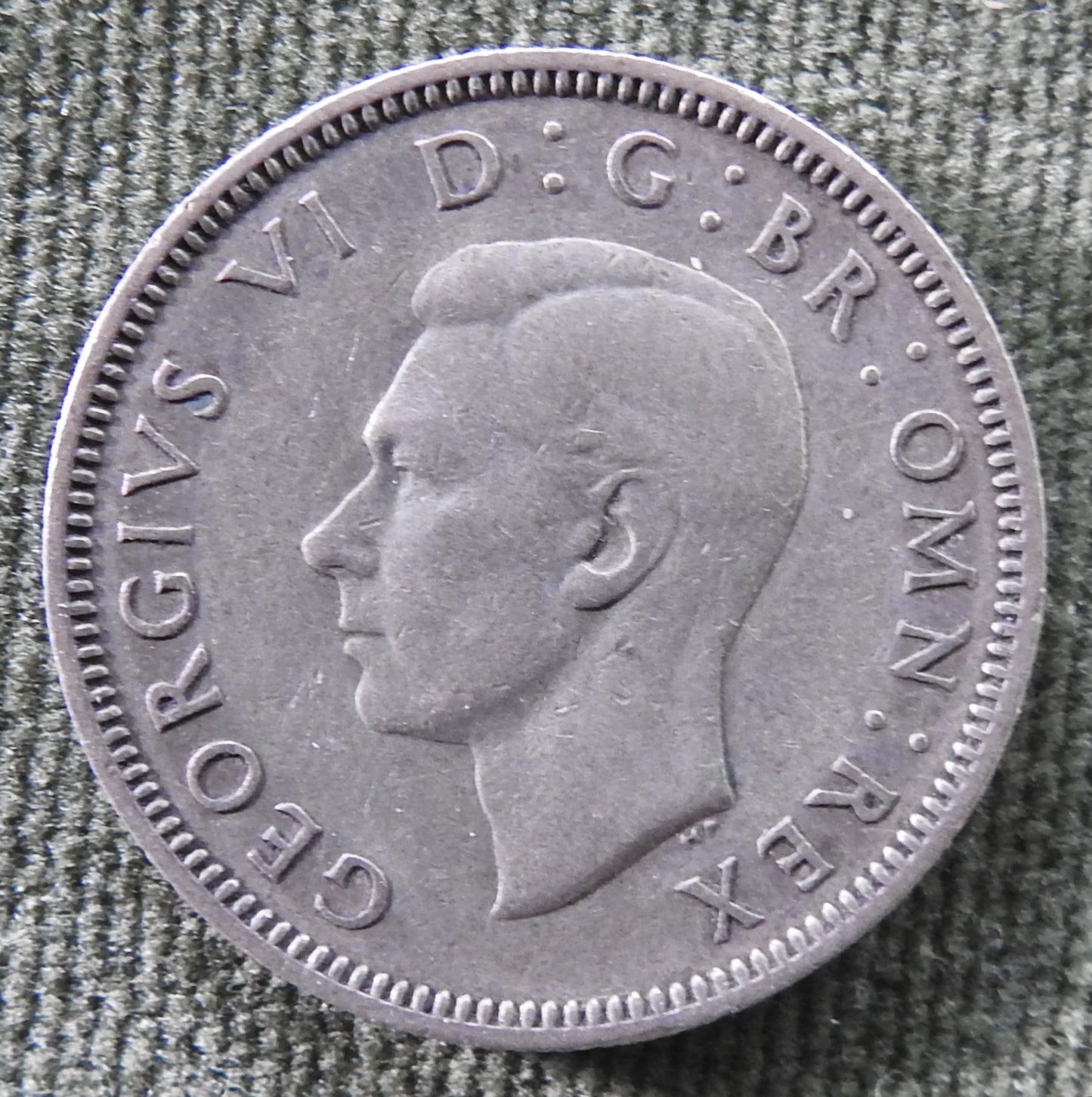 GB British UK English 1946 1 Shilling King George VI Coin