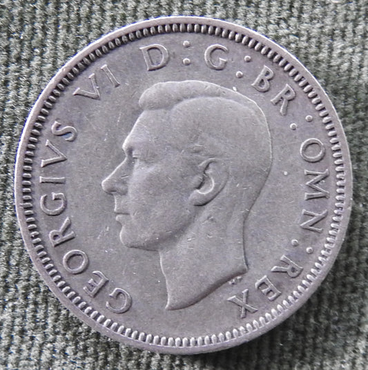 GB British UK English 1946 1 Shilling King George VI Coin