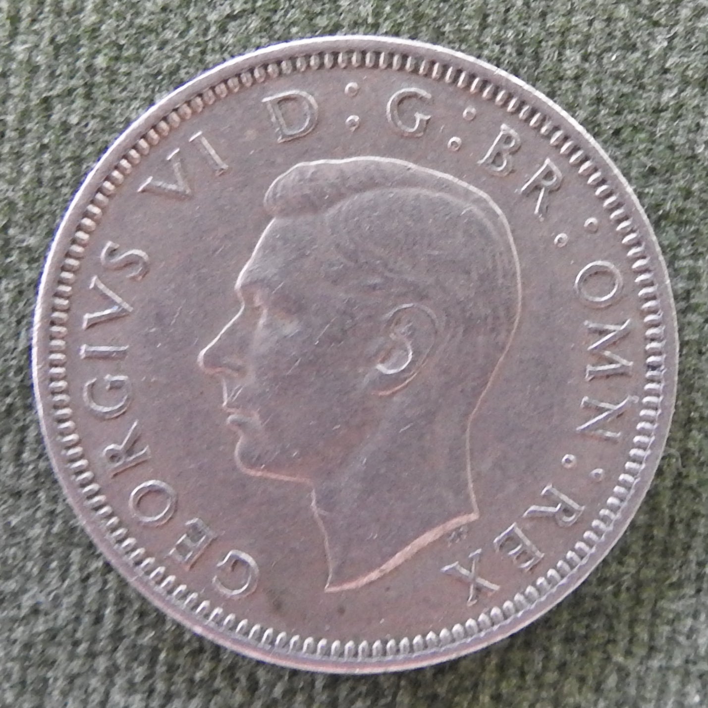 GB British UK English 1950 1 One Shilling King George VI Coin