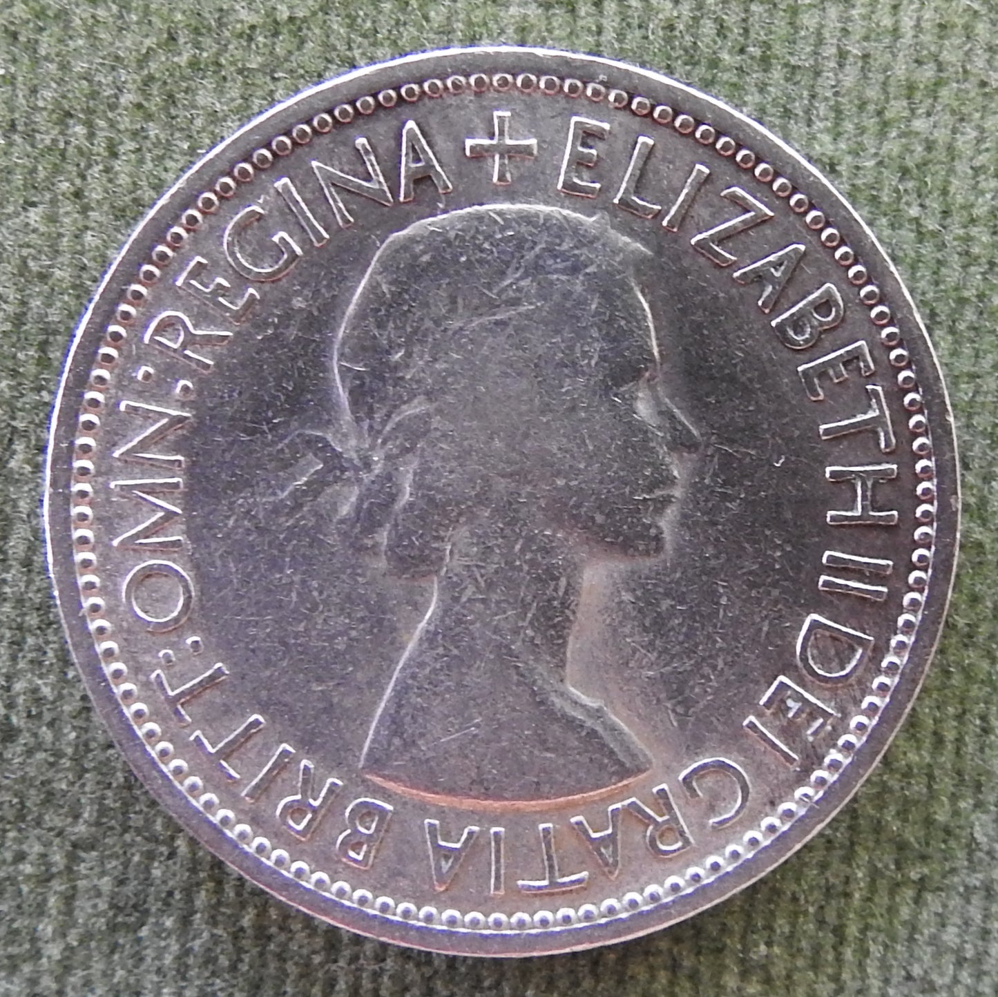GB British UK English 1953 2 Shilling Queen Elizabeth II Coin