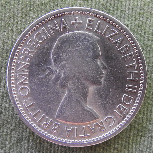 GB British UK English 1953 2 Shilling Queen Elizabeth II Coin