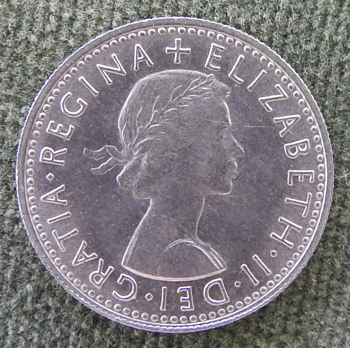 GB British UK English 1965 Sixpence Queen Elizabeth II Coin