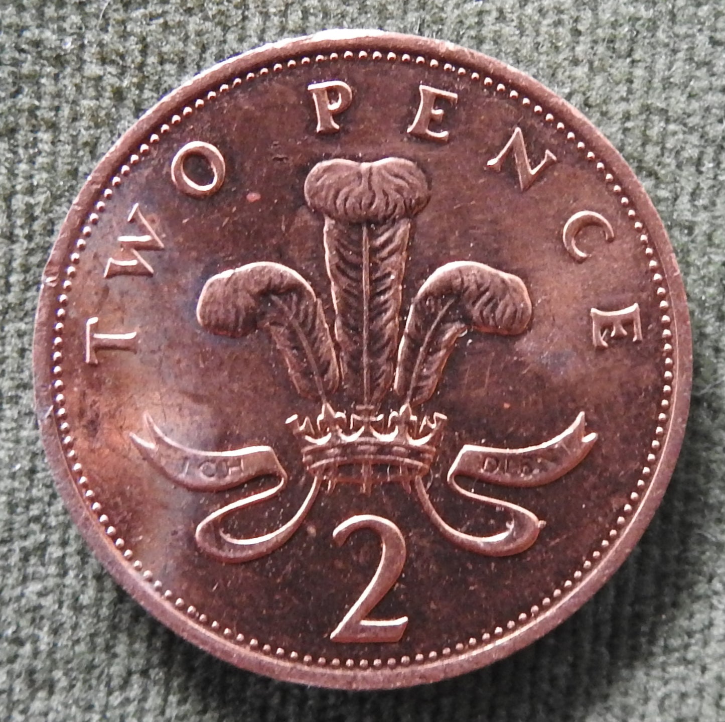 GB British UK English 1991 2 New Pence Queen Elizabeth II Coin