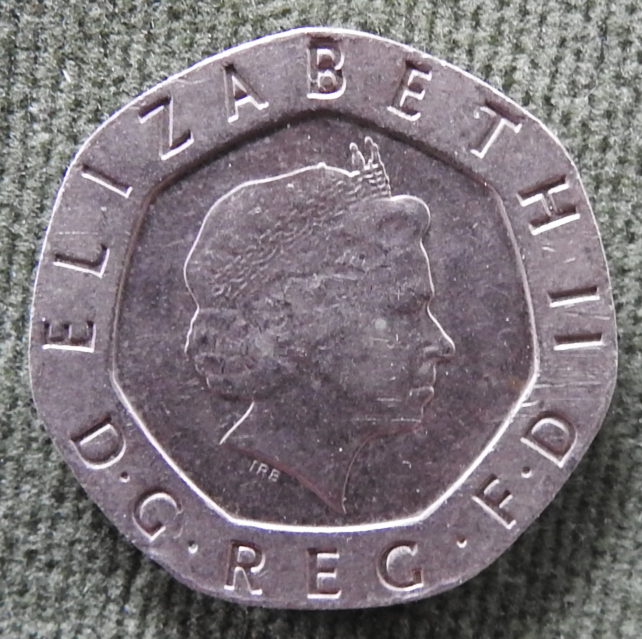GB British UK English 2006 20 New Pence Queen Elizabeth II Coin