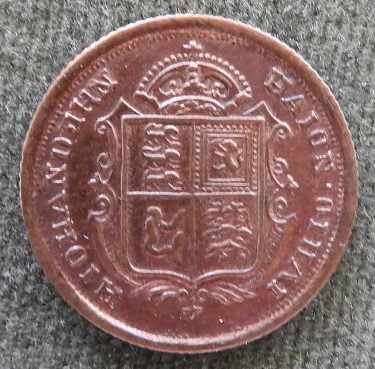 GB 1890 Half Sovereign Jeton Queen Victoria Veiled Head