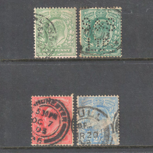 GB UK Great Britain England 1912 Onwards King George V Partial Stamp Set - Cancelled