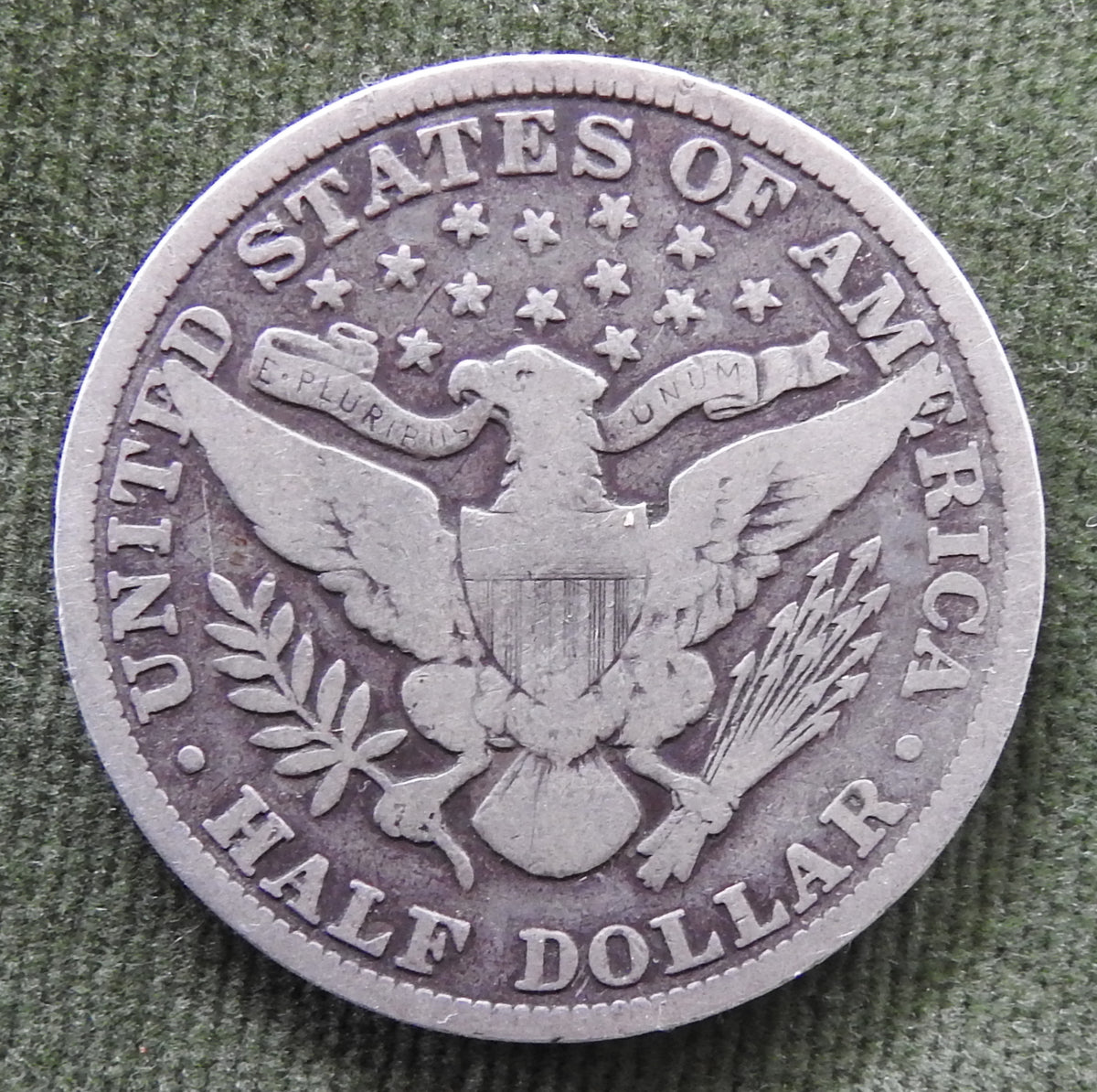 USA American 1904 Silver Barber Half Dollar