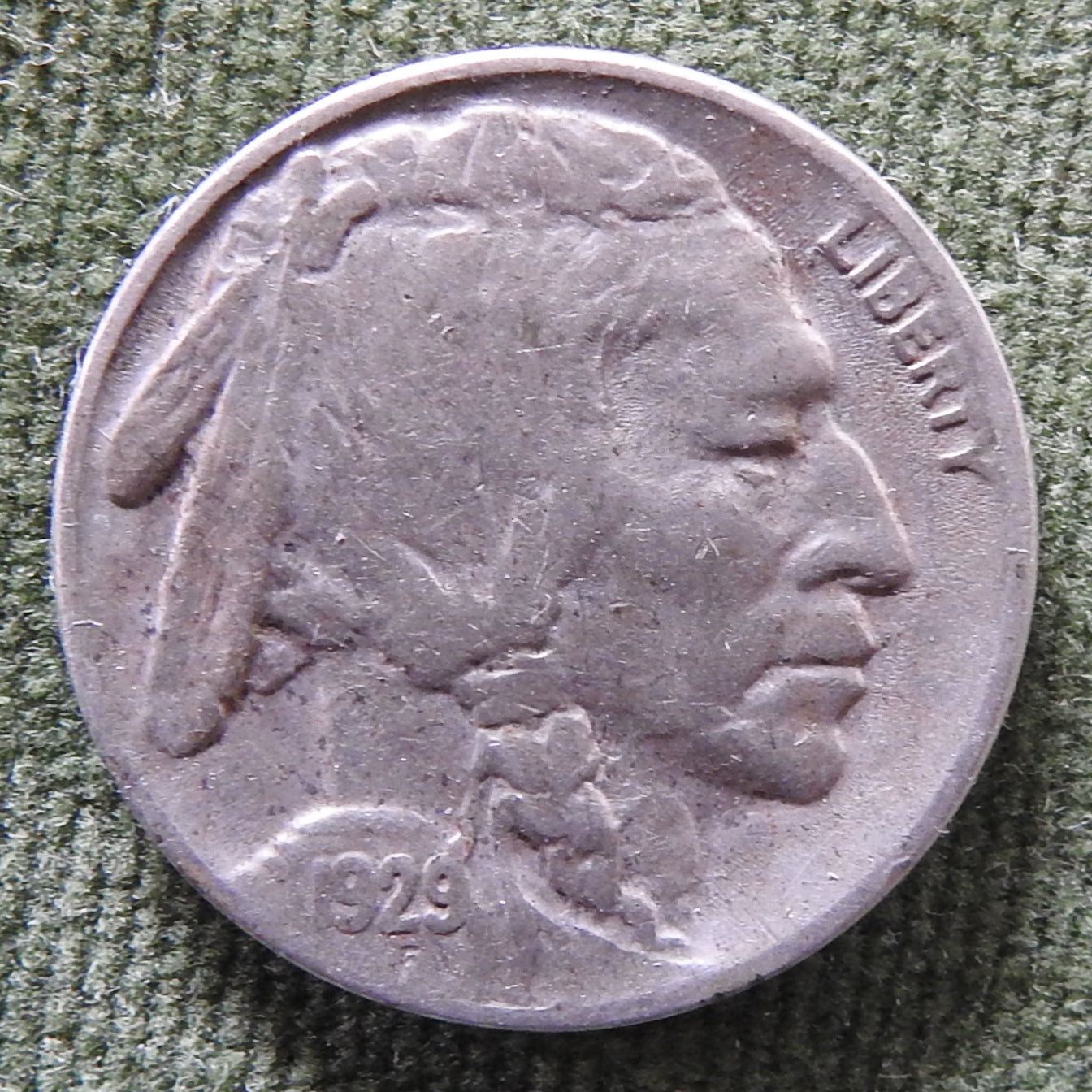 USA American 1929 Buffalo Nickel Coin