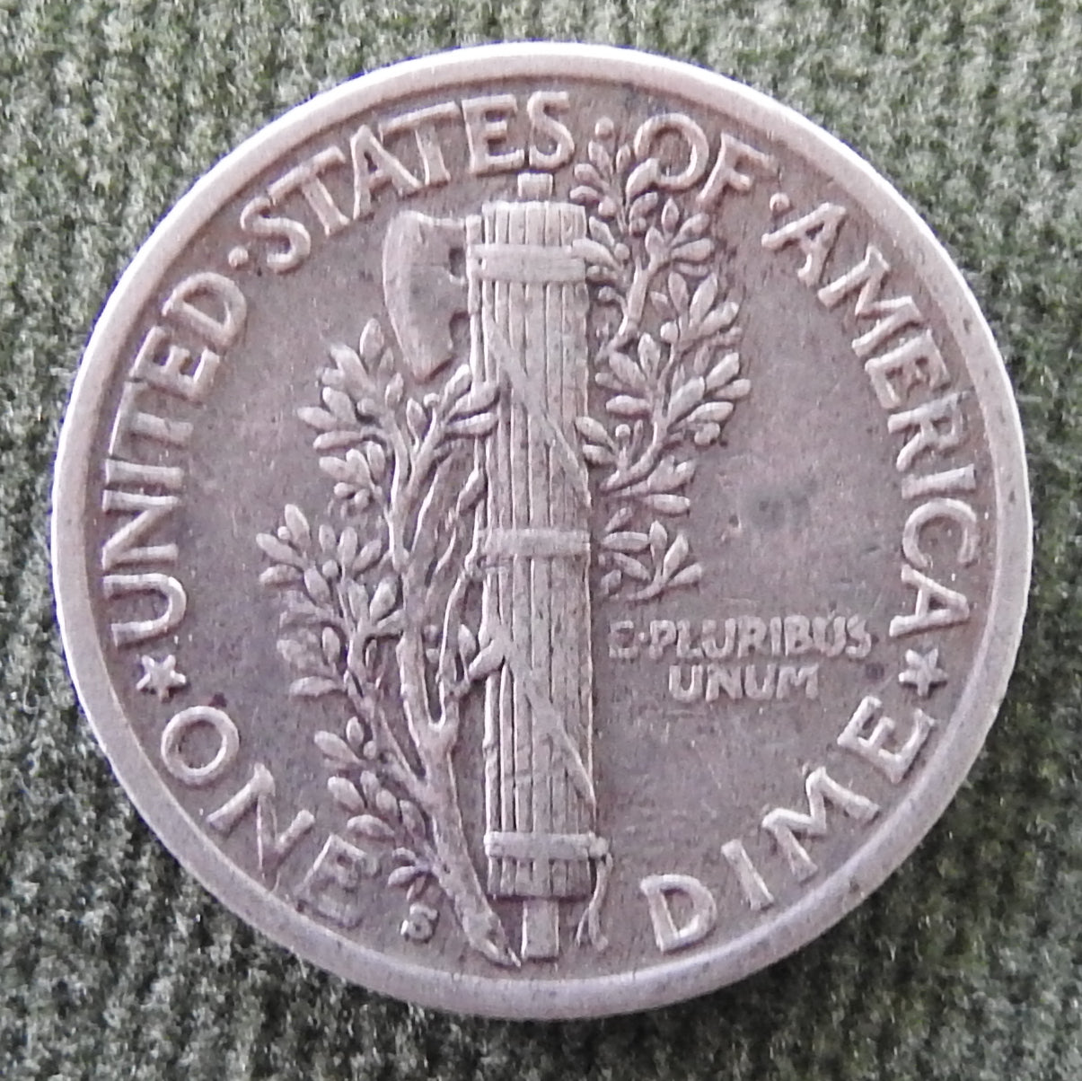 USA American 1938 S Winged Mercury Silver Dime Coin