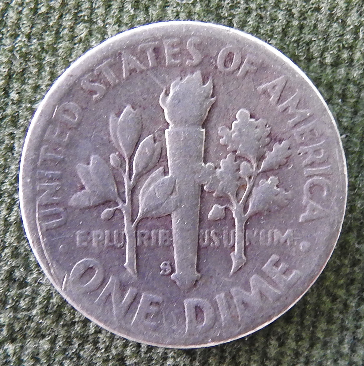 USA American 1950 S Dime Roosevelt Coin - Circulated