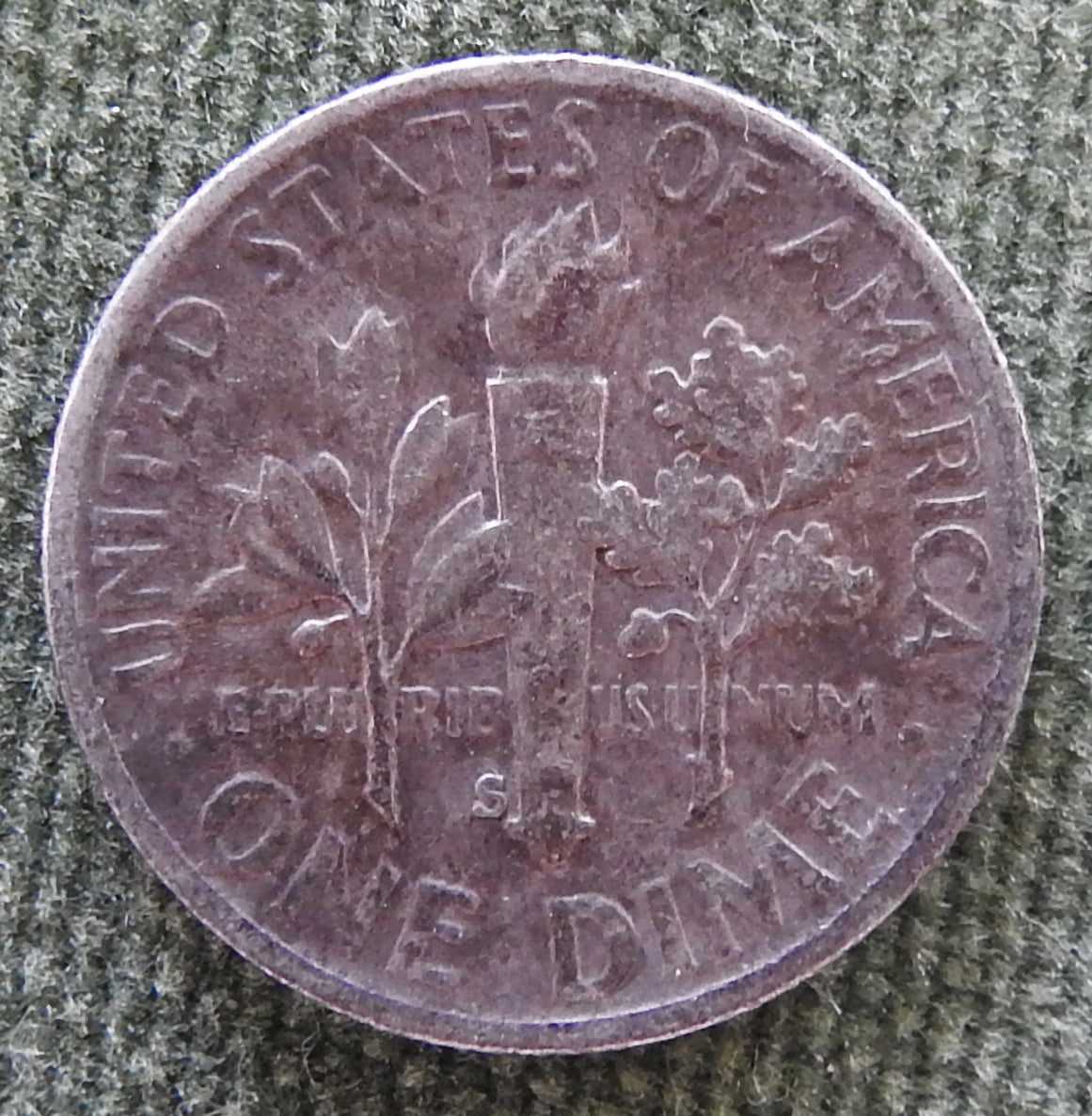 USA American 1952 S Dime Roosevelt Coin - Circulated