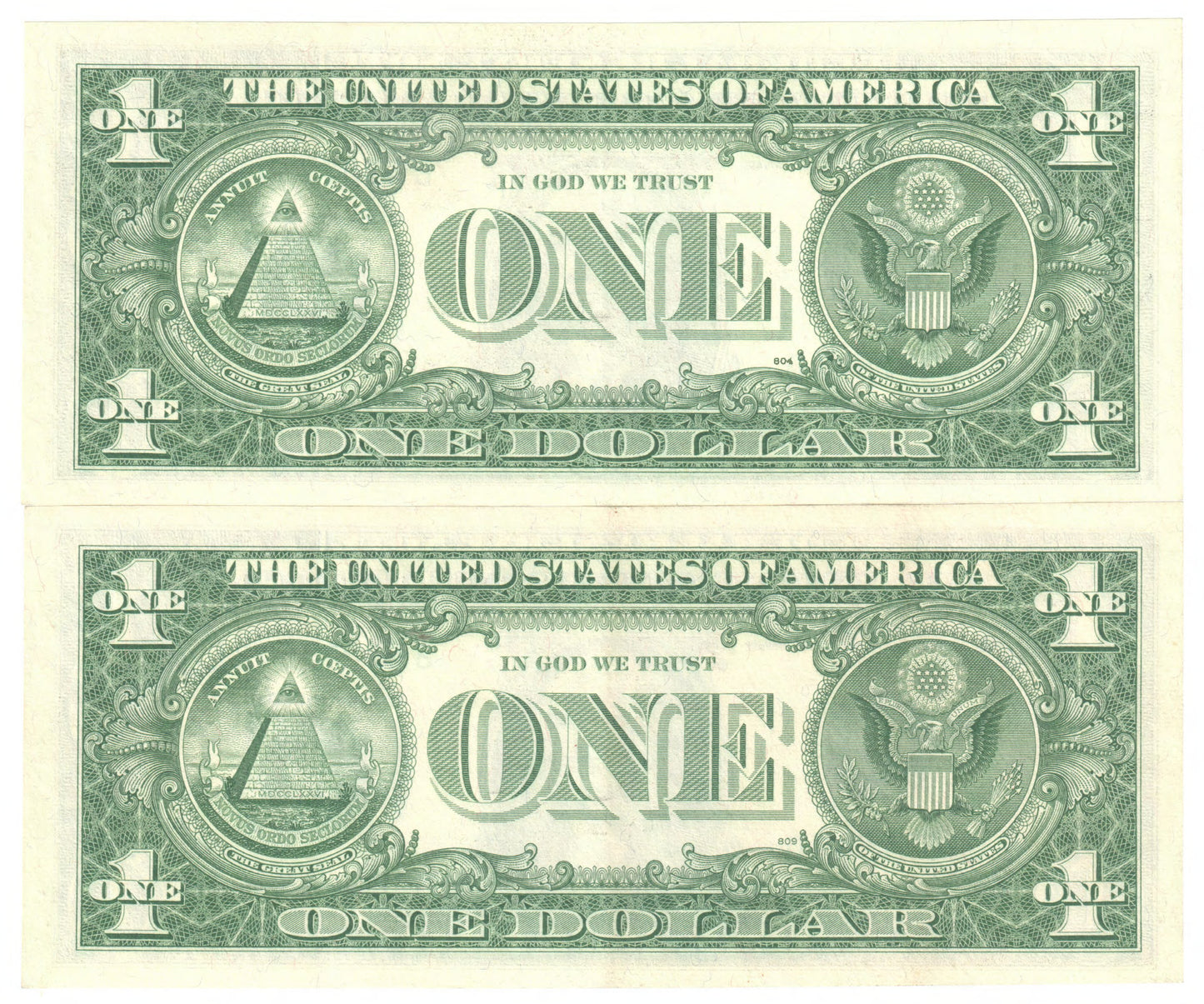 USA 1963 Series A $1 One Dollar Banknote New York s/n B 63077541 & 2 Pair