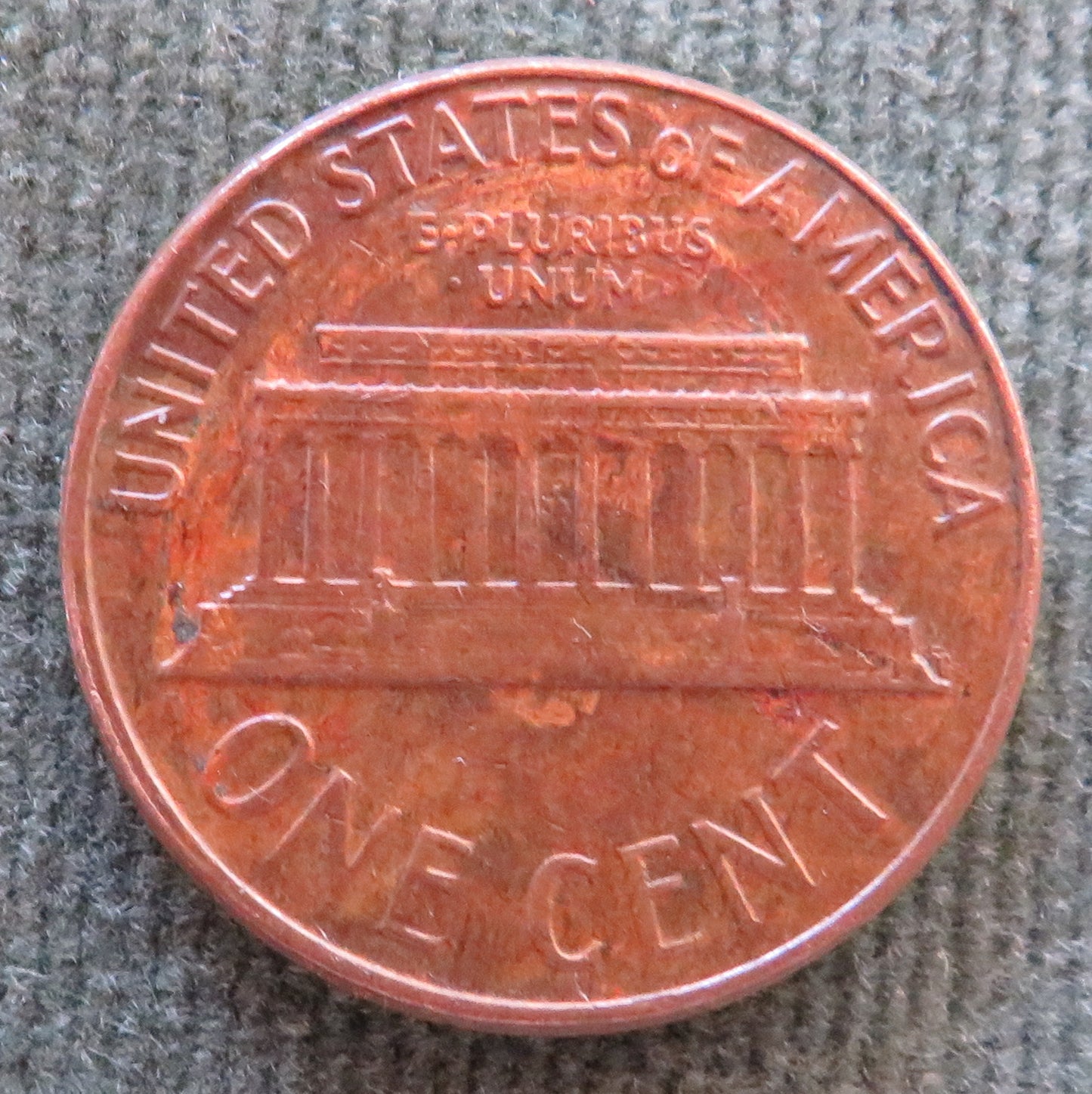 USA American 1963 D 1 Cent Lincoln Memorial Coin - Circulated