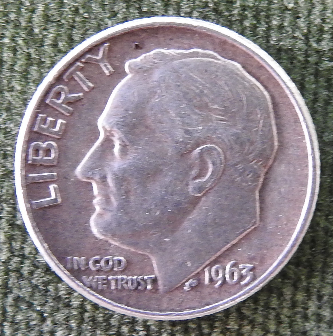 USA American 1963 D Dime Roosevelt Coin - Circulated