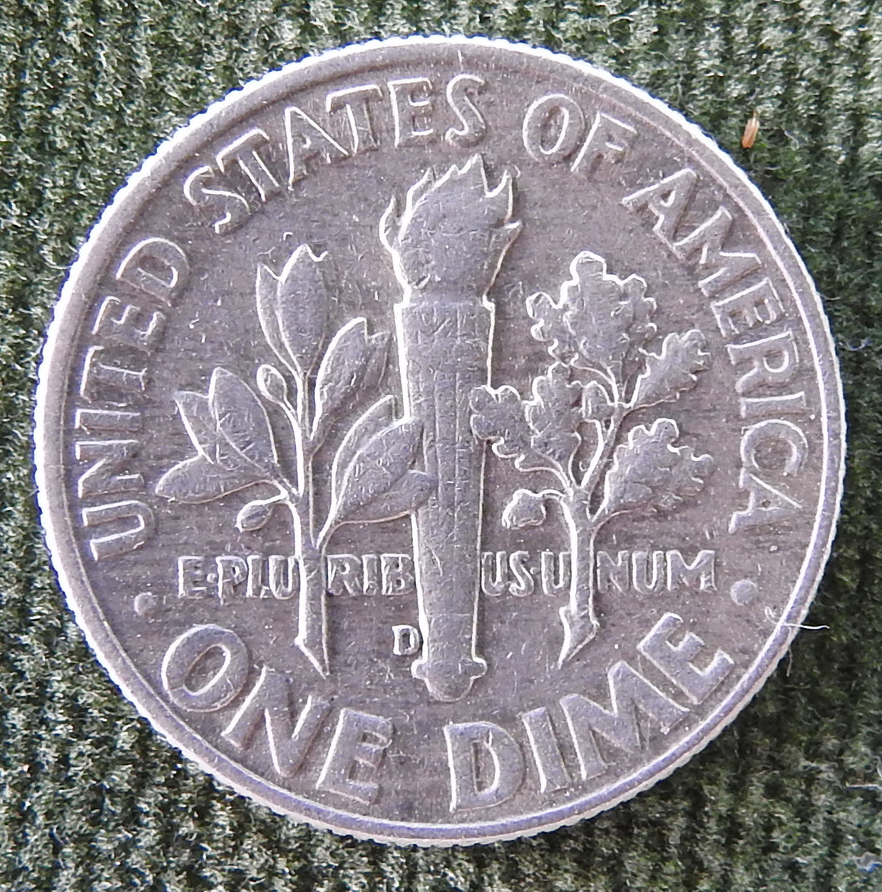 USA American 1964 D Dime Roosevelt Coin - Circulated