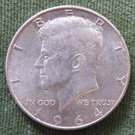 USA American 1964 Half Dollar Kennedy Coin