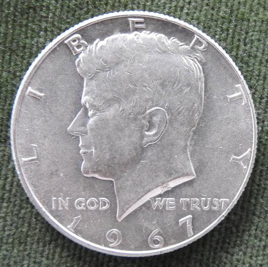 USA American 1967 Half Dollar Kennedy Coin