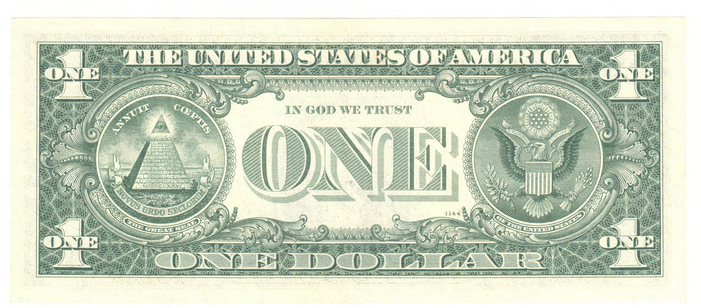 USA 1969 $1 One Dollar Banknote New York s/n B 31565225 A