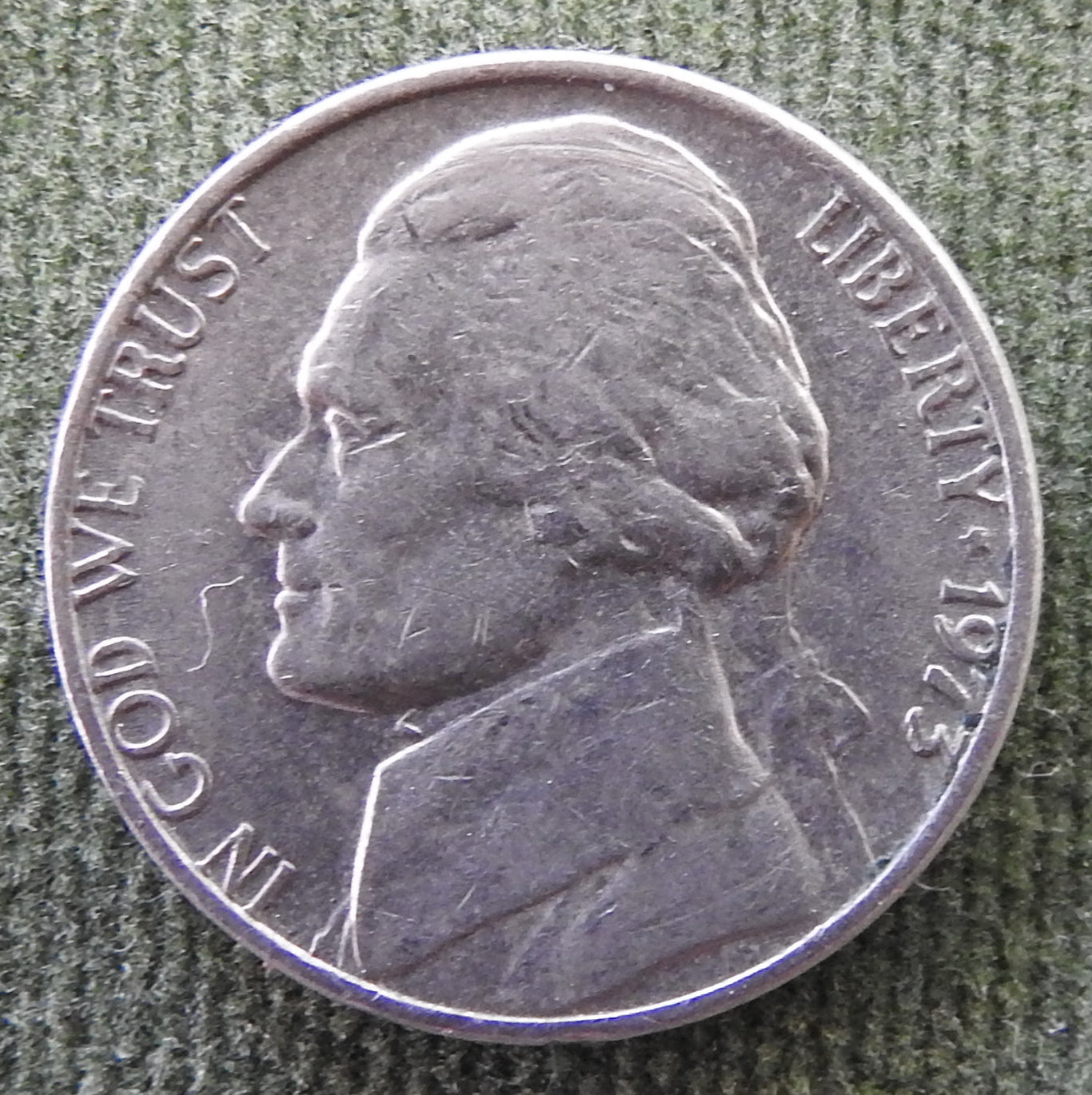 USA American 1973 Nickel Jefferson Coin - Circulated