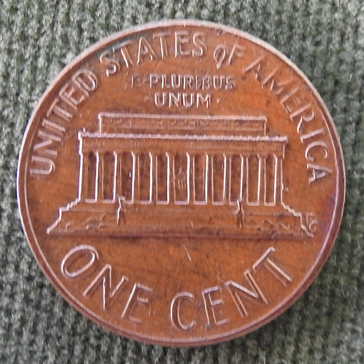 USA American 1973 S 1 Cent Lincoln Monument Coin - Circulated