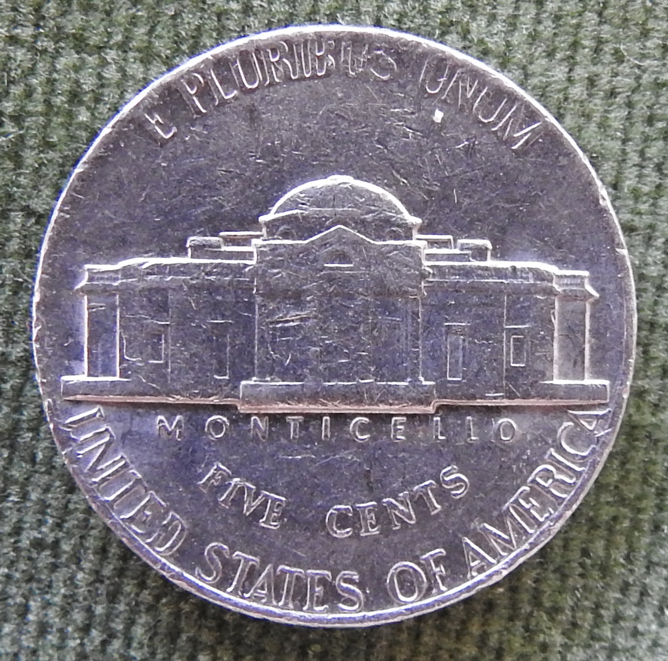USA American 1974 Nickel Jefferson Coin - Circulated