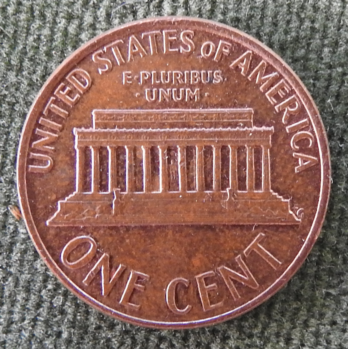 USA American 1974 S 1 Cent Lincoln Monument Coin - Circulated