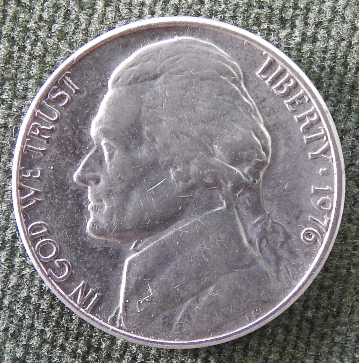 USA American 1976 Nickel Jefferson Coin