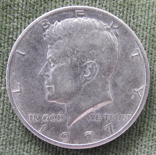 USA American 1977 Half Dollar Kennedy Coin