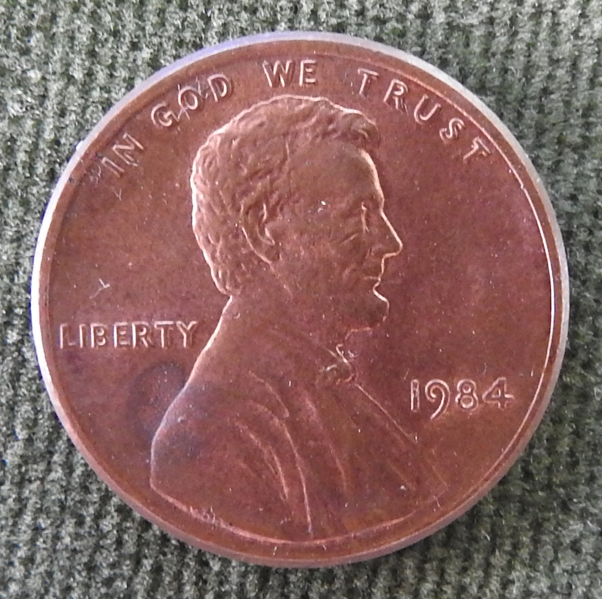 USA American 1984 1 Cent Lincoln Monument Coin - Circulated