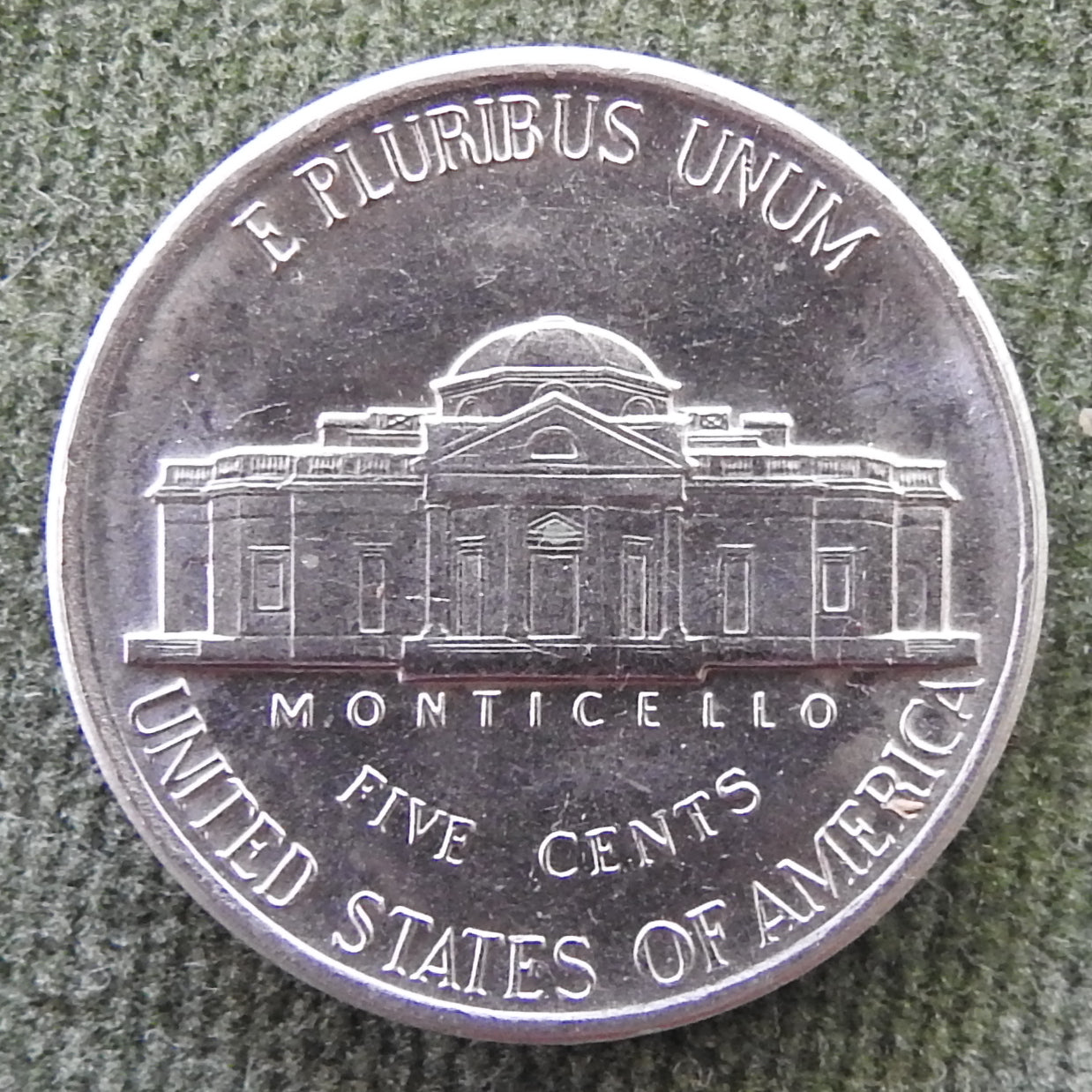USA American 1984 D Nickel Jefferson Coin - Circulated