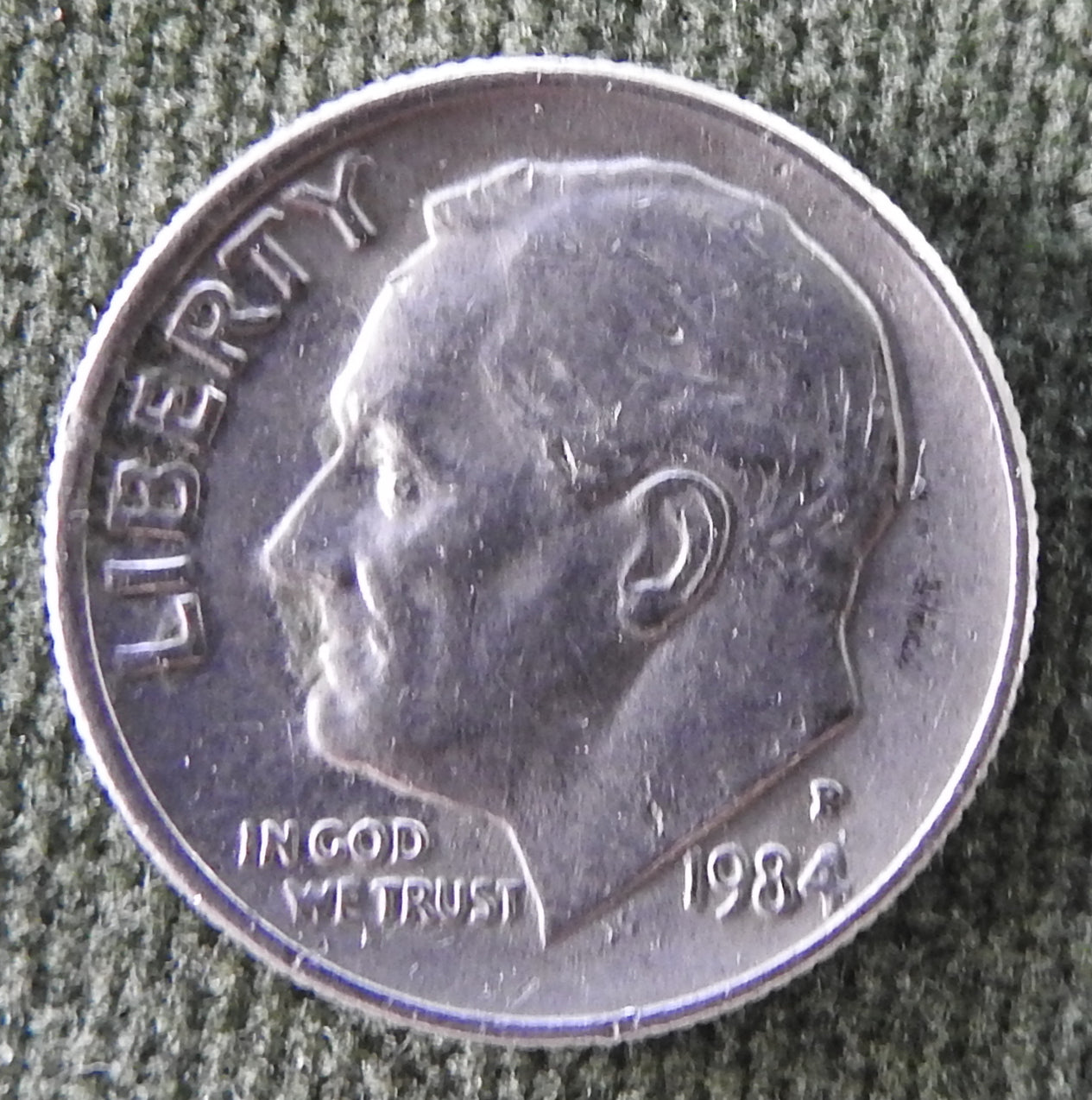 USA American 1984 P Dime Roosevelt Coin - Circulated