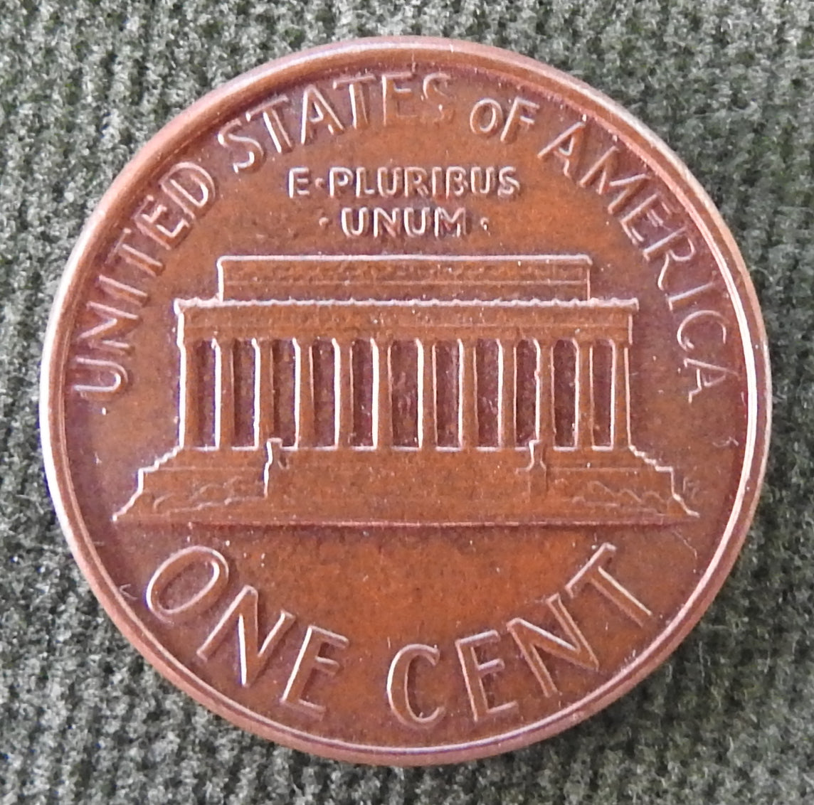 USA American 1988 D 1 Cent Lincoln Monument Coin - Circulated