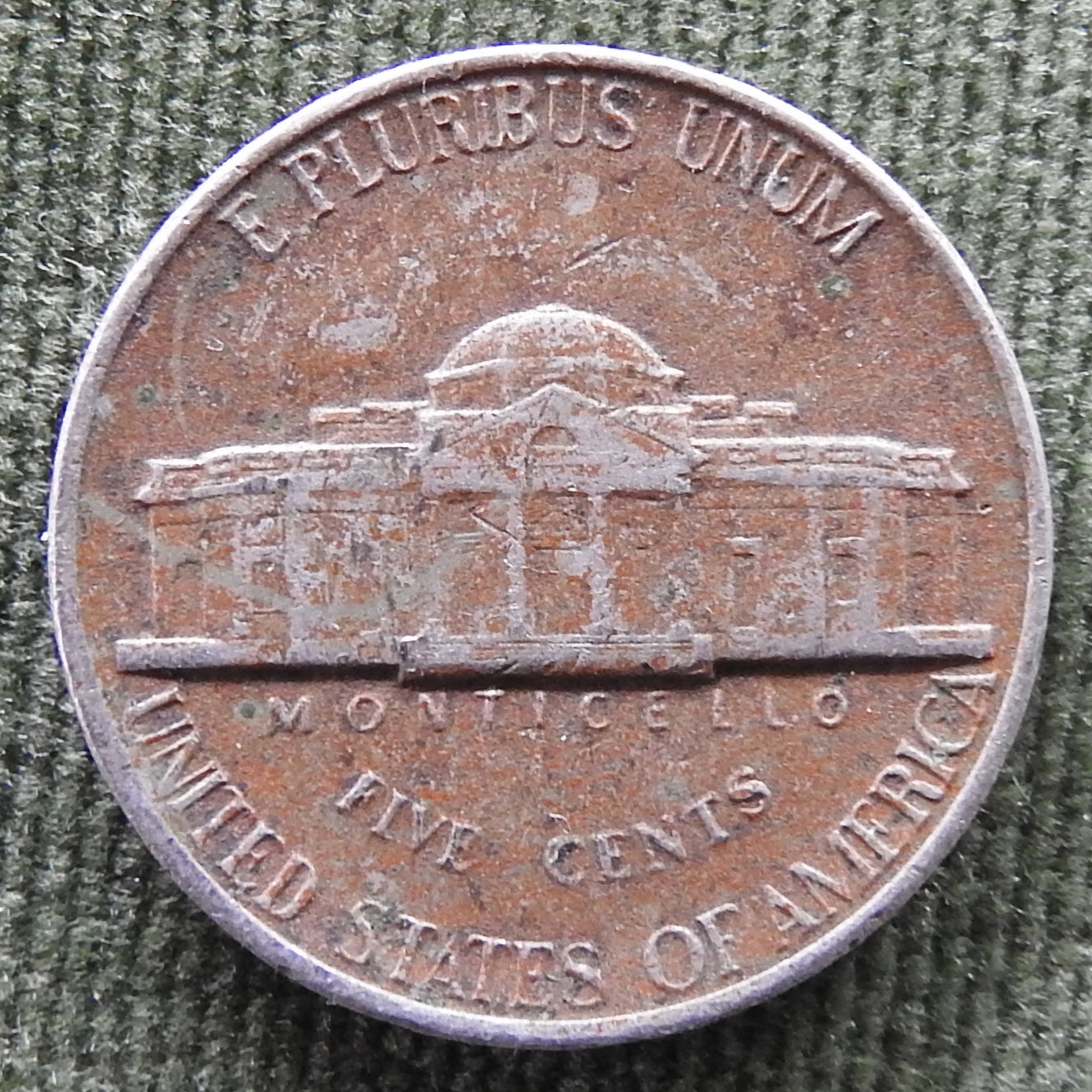 USA American 1989 P Nickel Jefferson Coin - Circulated