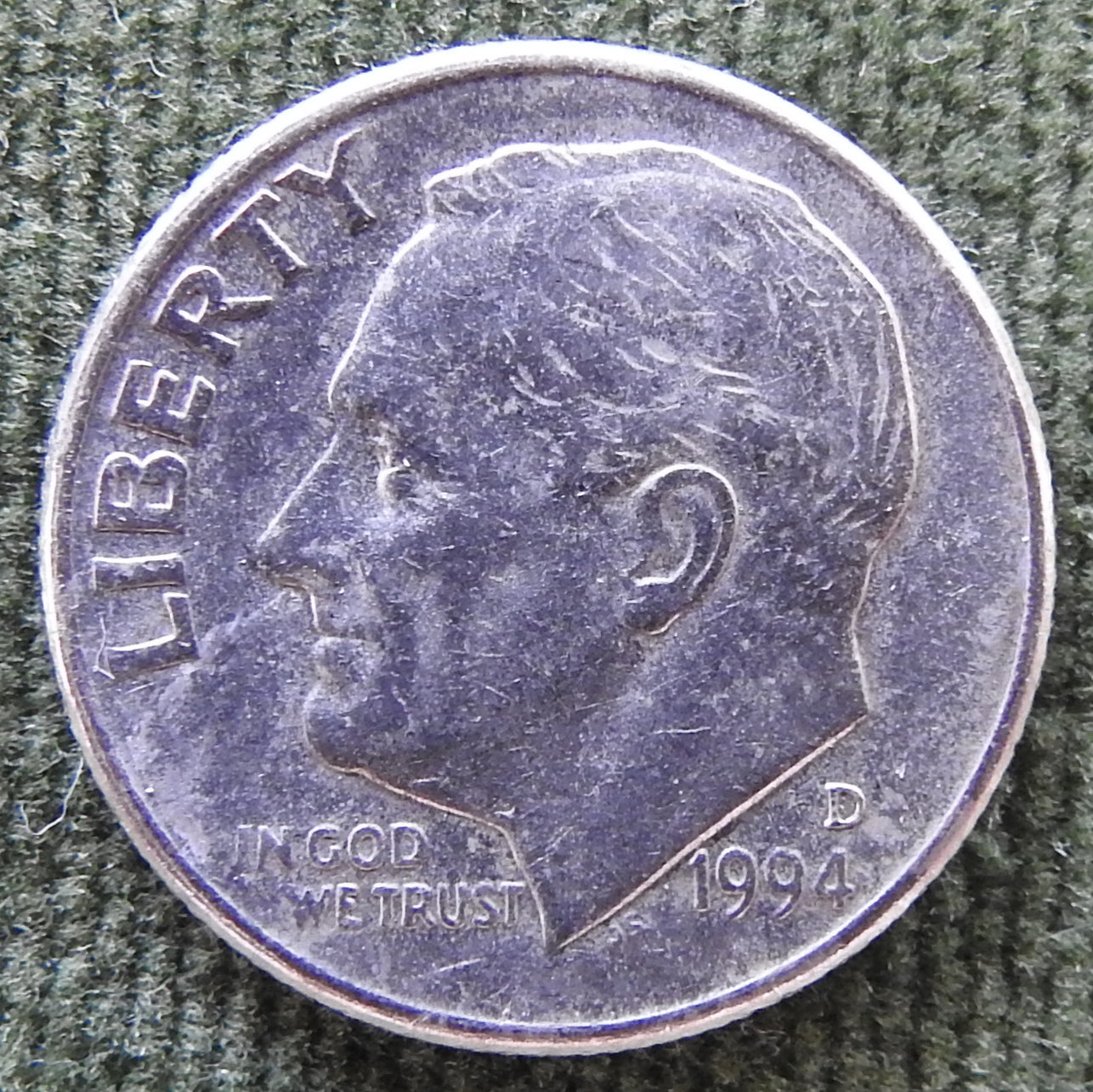 USA American 1994 D Dime Roosevelt Coin