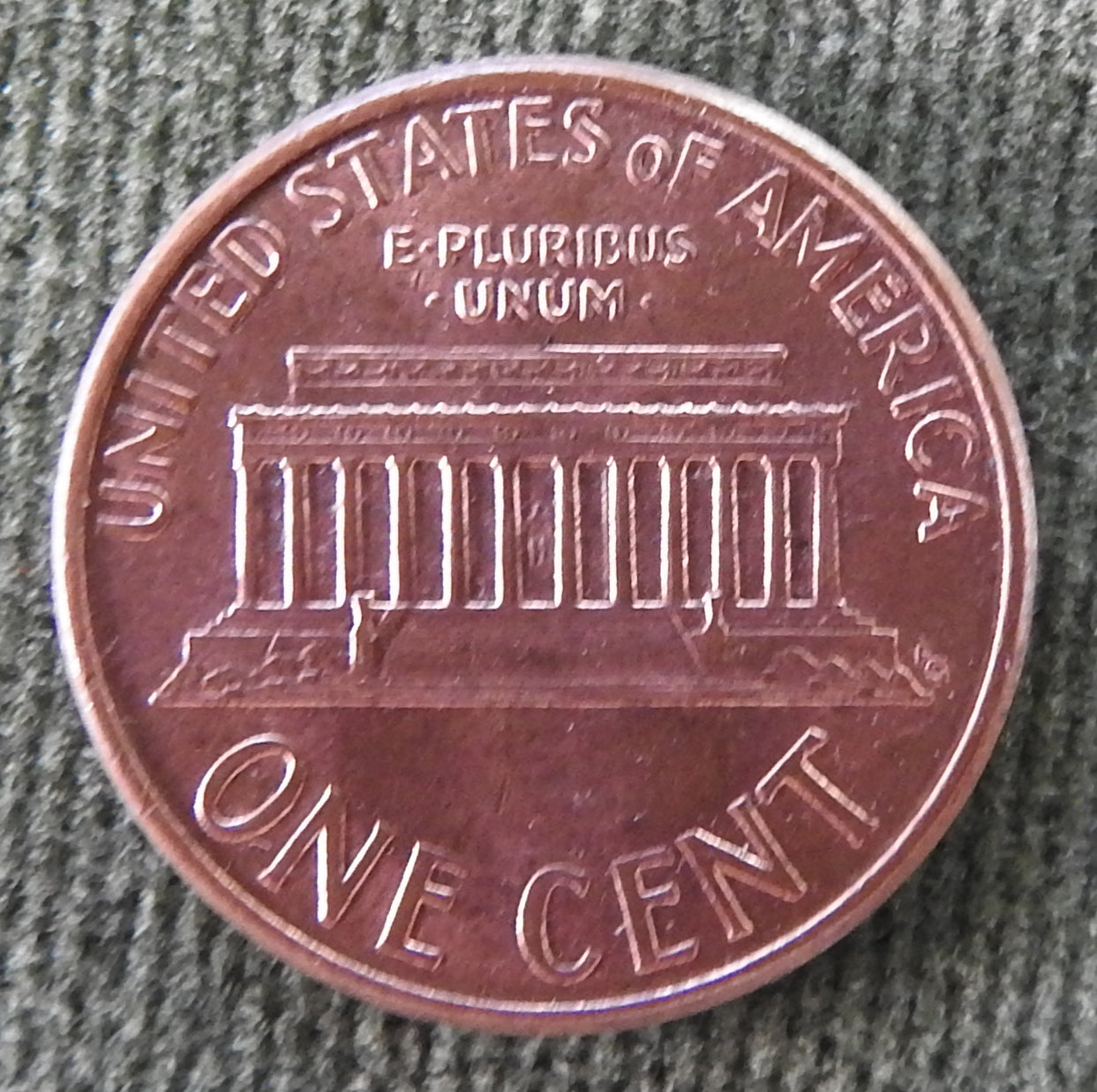 USA American 1996 1 Cent Lincoln Monument Coin - Circulated