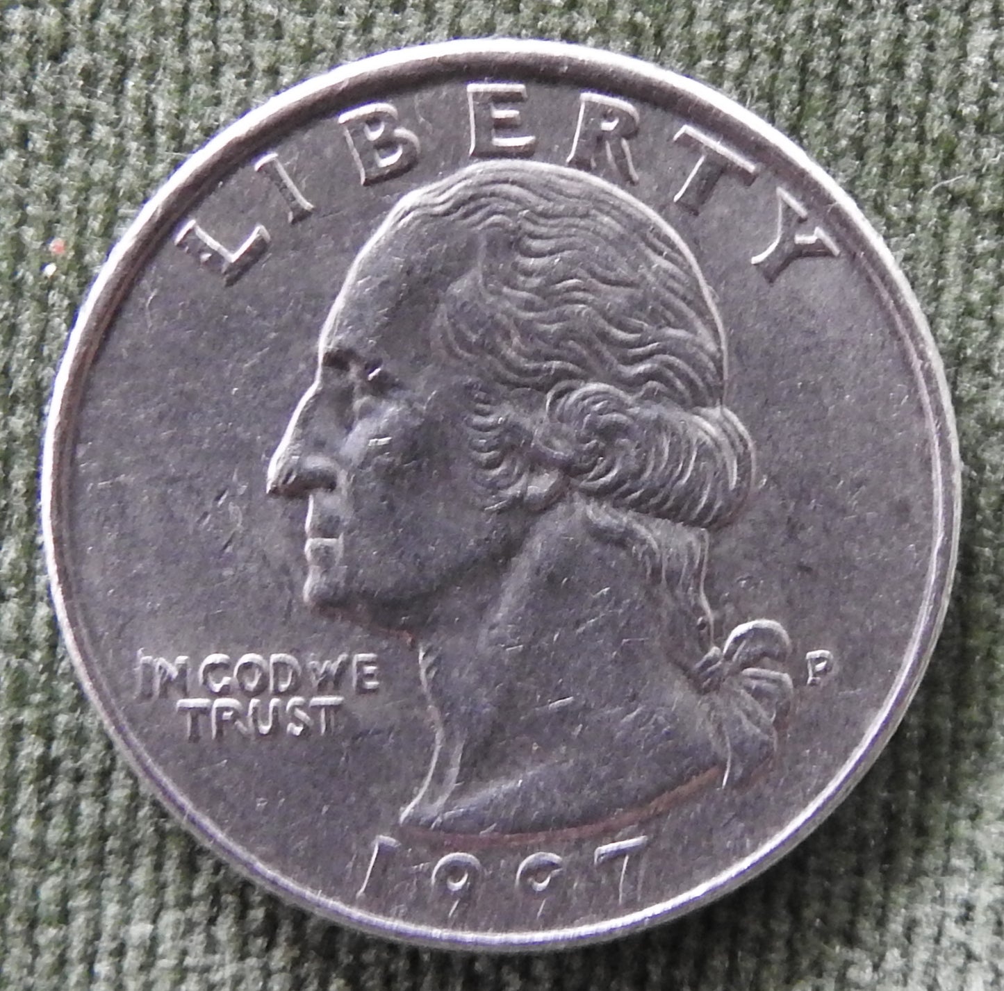 USA American 1997 P Quarter Washington Coin