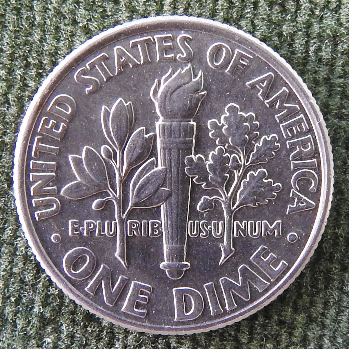 USA American 2007 D Roosevelt Dime Coin