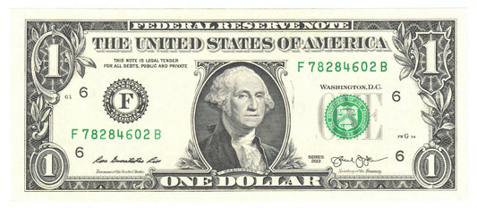 USA 2013 $1 One Dollar Banknote Atlanta s/n F 78284602 B