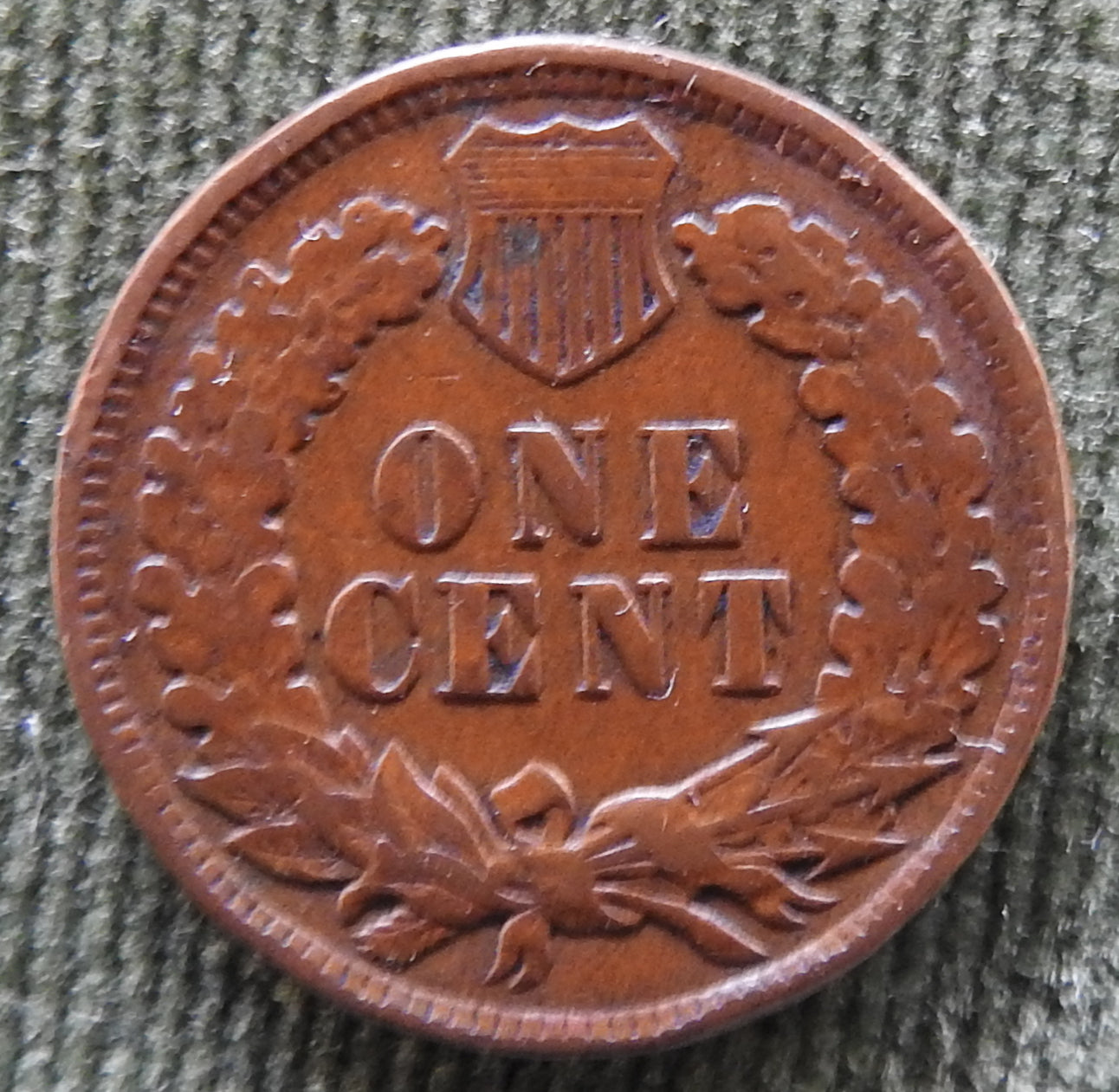 USA American 1898 1 Cent Indian Head Penny Coin