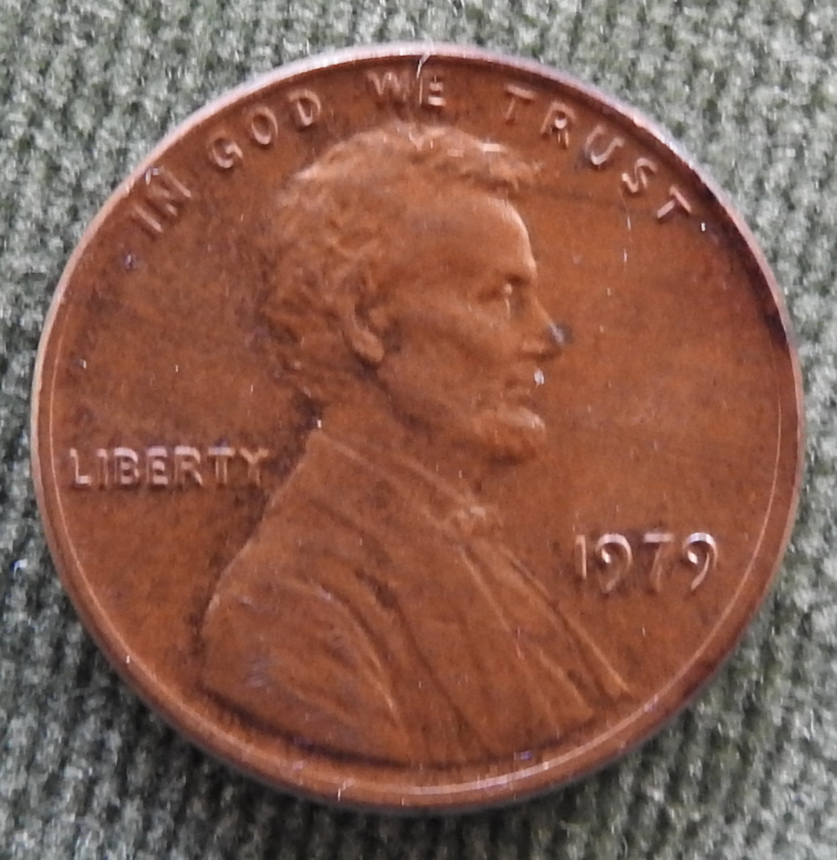 USA American 1979 1 Cent Lincoln Memorial Coin - Circulated
