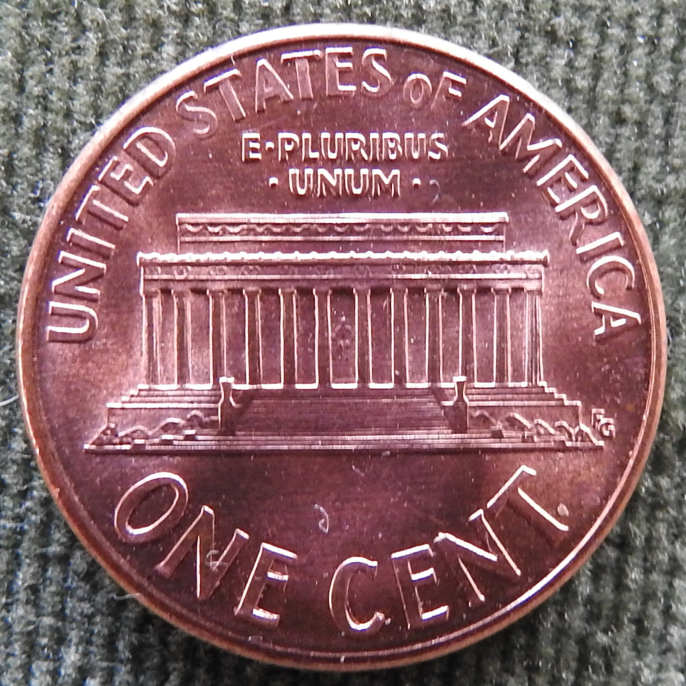 USA American 1999 D 1 Cent Lincoln Monument Coin - Circulated
