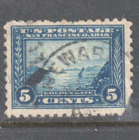 USA America 1915 5c Blue Panama Pacific Exposition Issue Stamp - Perf:10