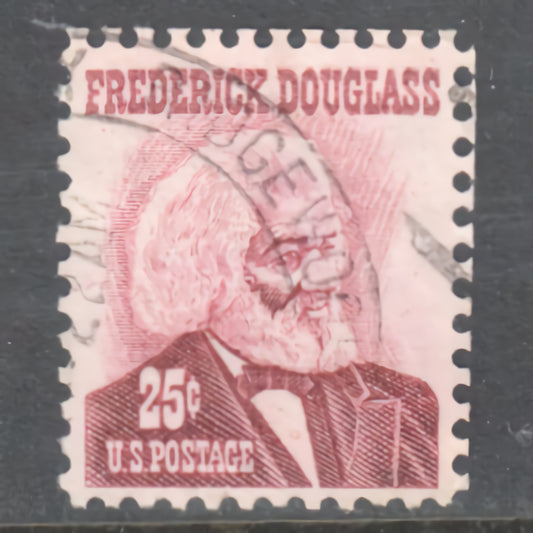 USA America 1967 25c Prominent Americans Frederick Douglass Stamp - Cancelled