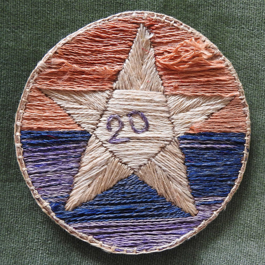 United States Red White & Blue 20th Battalion Star Patch