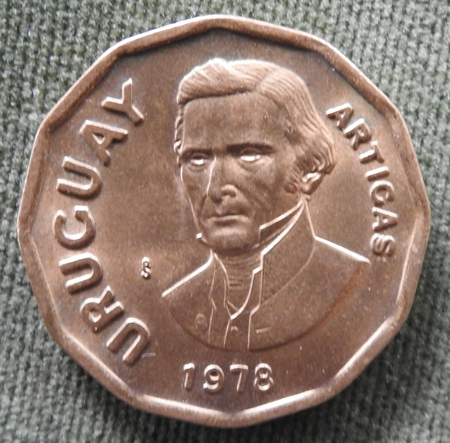 Uruguay 1978 1 Peso Jose Artigas Coin
