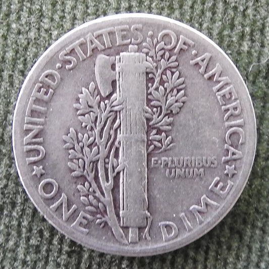 USA American 1944 Silver Winged Mercury Dime Coin